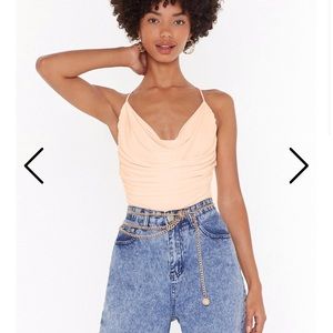 Nastygal Cowl Bodysuit